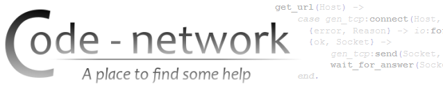 Code-network : a place to find some help